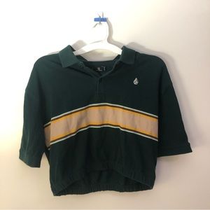 cropped polo shirt